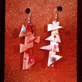 Richard Lazzara: 'valves ear ornaments', 1989 Mixed Media Sculpture, Fashion. Artist Description: valves ear ornaments from the folio LAZZARA ILLUMINATION DESIGN are available at 