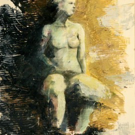 Shay Avivi: 'Model', 2007 Acrylic Painting, Figurative. 