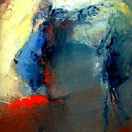 Shefqet Avdush Emini: 'Untitled', 2006 Oil Painting, Abstract Figurative. Artist Description:   Oil painting on canvas  ...