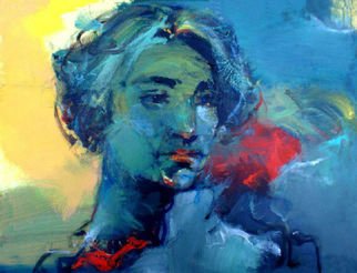 Shefqet Avdush Emini: 'Untitled', 2014 Acrylic Painting, Expressionism.   Acrylic painting on canvas  ...