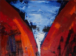 Veronica Shimanovskaya: 'Depth', 2009 Oil Painting, Abstract Landscape. 