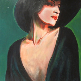 Tatiana Siedlova: 'isadora duncan', 2023 Oil Painting, Figurative. Artist Description: oil on canvasfigurative painting...