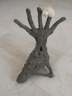 Stefan Van Der Ende: 'handshoenimal', 2002 Bronze Sculpture, Abstract Figurative.  unica bronze        ...