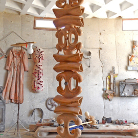 Stefan Van Der Ende: 'mindvessel', 2011 Wood Sculpture, Other. Artist Description:   wood bronze shell                            ...