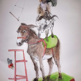 Debbi Chan Artwork Come one come all to circus album, 2015 Artistic Book, Circus