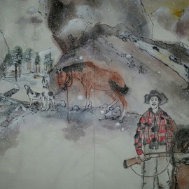 Debbi Chan Artwork hunting season comes again album, 2015 Artistic Book, Wildlife
