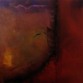 Stefan Fiedorowicz: 'her shadow still lingers here', 2011 Oil Painting, Abstract. Artist Description: Our shadows, a reservoir of human darkness.I painted this piece shortly after my mother had died.  I was feeling that she had not left this world and was still present in spirit. ...