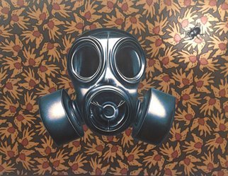 Stephen Hall: 'Breathless SOLD', 2018 Acrylic Painting, Activism. My continuing commentary on the threat to our environment and species who live on it, including us. ...