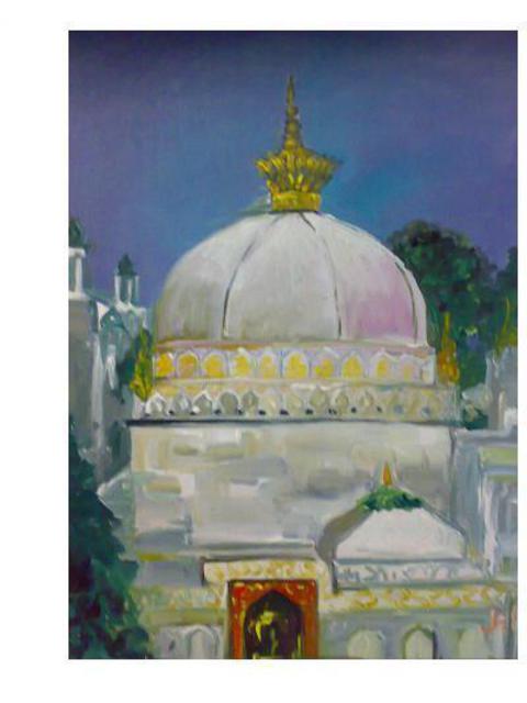 Artist Ajmal Maharaj. 'The Sufi Sanctuary ' Artwork Image, Created in 2008, Original Painting Acrylic. #art #artist