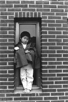 Hidesawa Sudo: 'A Boy', 2002 Black and White Photograph, Portrait. Archival Inkjet Print...