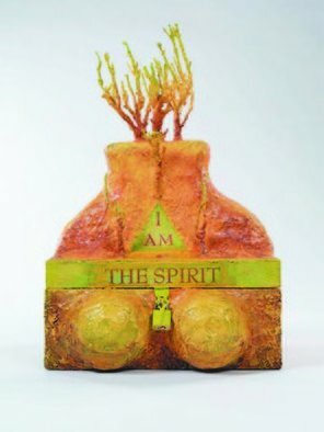 Suzanne Benton: 'Spirit of Hope Secret Future Work', 2002 Mixed Media Sculpture, undecided. France, still life, art history, mixed media, multilayers, multicultural Locked until the year 2000, never opened, collageSpirit of Hope Secret Future Work, mixed media, open in 2013...