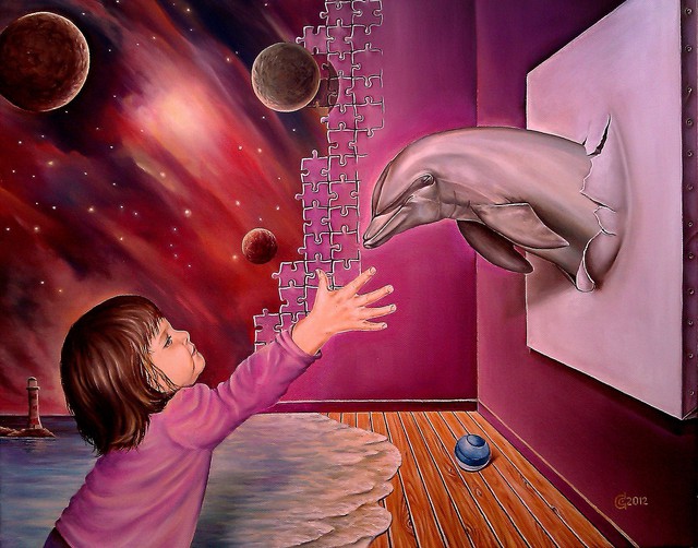 Artist Svetoslav Stoyanov. 'ROOM OF DREAMS' Artwork Image, Created in 2012, Original Painting Oil. #art #artist