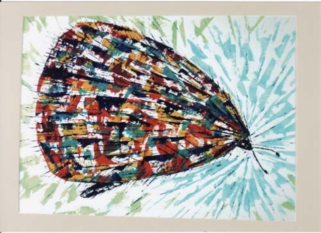 Artist Swatantra Swatantra. 'Butterfly' Artwork Image, Created in 2009, Original Painting Acrylic. #art #artist
