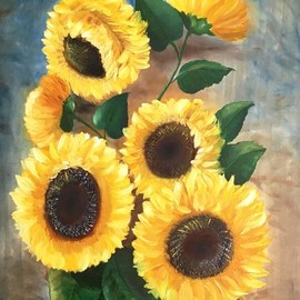 sunflowers By Alina  Tanase