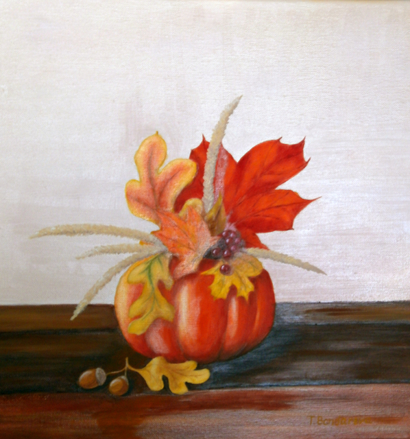 Artist Tatyana Bondareva. 'Autumn Still Life' Artwork Image, Created in 2012, Original Painting Other. #art #artist
