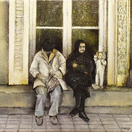 Tomas Castano: 'Soledad', 2007 Oil Painting, People. 