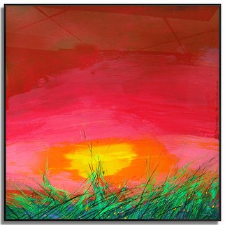 Tibi Hegyesi: 'L102', 2009 Acrylic Painting, Abstract Landscape. 