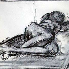 Model reclining By Timothy King