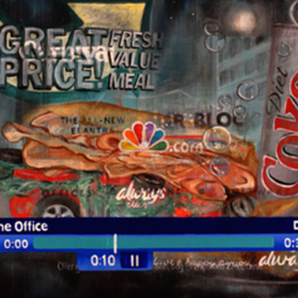 Todd Mosley Artwork 01 11 2007 The Office 839 840pm, 2008 Oil Painting, Television