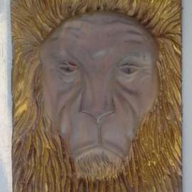 Ton Dias: 'Lion wood carving', 2012 Wood Sculpture, Animals. Artist Description:  Lion wood carving created by Ton Dias, brazilian wood carver and sculptor.  ...
