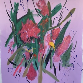 Paulo Medina: 'catarsis', 2022 Acrylic Painting, Abstract. Artist Description: Ramo de flores. Bouquet. ...