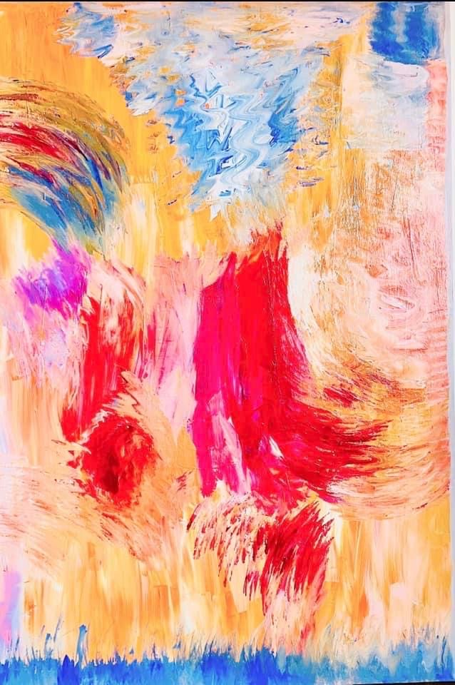 Ayla K Gabai: 'transformation', 2022 Acrylic Painting, Abstract. This painting has been 8 years in the making . . . ...