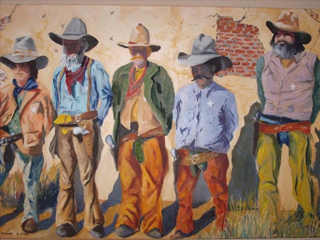Gerard Bahon  'Best Of The West', created in 2010, Original Painting Oil.