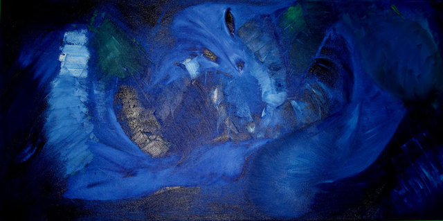 Artist Vanessa Bernal. 'Horse Head' Artwork Image, Created in 2010, Original Painting Oil. #art #artist