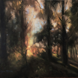 John Tooma: 'Strathfield at sunset Sydney', 2023 Oil Painting, Landscape. Artist Description: This is part of a workshop I attended with many members of Drummoyne Art Society, Sydney.  This painting is not framed.  If you like me to frame it please let me know via Email. ...