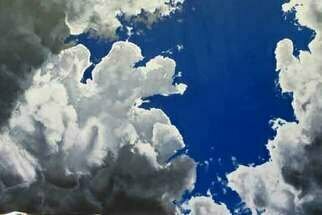 John Tooma: 'cloud series 1', 2005 Oil Painting, Impressionism. This artwork is part of a series I have been working on for several years. Some of the artworks have been sold but this one is with my collection. ...