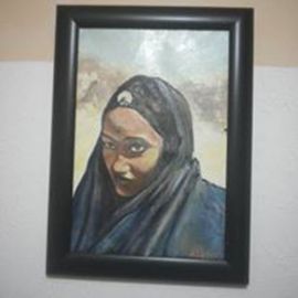 Rahmani Hacene: 'Terguish women', 2015 Oil Painting, Portrait. Artist Description:      oil painting        ...