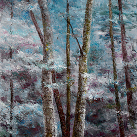 Landscape With Blue Colors, Vladimir Volosov