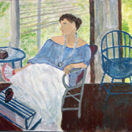 Vincent Sferrino: 'Afternoon Respite', 2013 Acrylic Painting, Ethereal. Artist Description:  Resting from the days activity. Acrylic on Canvas     ...