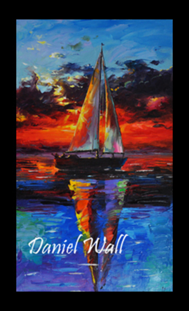 Daniel Wall  'Reflection Serenity', created in 2015, Original Printmaking Giclee.