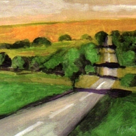 Country Road By Harry Weisburd