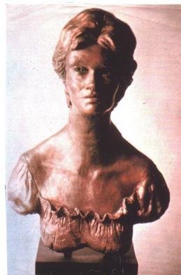 Harry Weisburd: 'Portrait of LORI', 1999 Bronze Sculpture, Portrait. LIFE SIZE PORTRAIT OF LORI cast in bronzePortraits are done from photographs- - sitter does not have to be present- - price of PORTRAIT IS negotiable - depending on size and medium can be cast in bronze or done in ceramic...