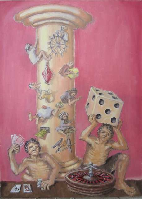 Wendy Lippincott  'Jokers Wild', created in 2015, Original Painting Other.