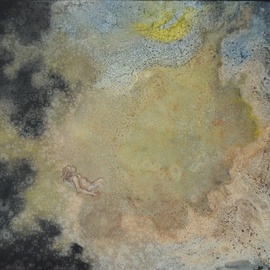Wendy Lippincott: 'Man Versus the Universe', 2015 Oil Painting, Astronomy. Artist Description:   figures, Universe, Galaxy, astronomy                    ...
