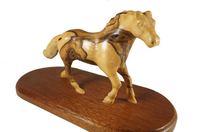 Artist Kir Asariotis. 'Horse ' Artwork Image, Created in 2013, Original Sculpture Wood. #art #artist