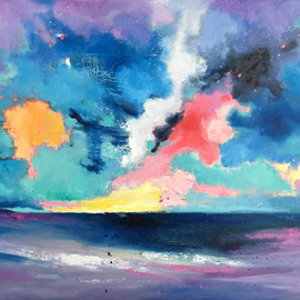 Jinsheng You: 'cloudy sky 225', 2019 Oil Painting, Floral. Artist Description: I d like to express my emotion with vibrant colors and unique brush. This is an originalabstract oil painting on canvas, it is one- of- kind, i have got it done recently.PLEASE KEEP THAT IN MIND: ALL MY PAINTINGS VIEWED IN PERSON MORE BEAUTIFUL THAN THE IAMGES ...