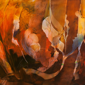 Nicholas Down: 'Autumn Symphony', 2011 Oil Painting, Abstract Figurative. Artist Description:    Oil ln Gesso                        ...