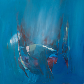 Nicholas Down: 'Water Curtains', 2011 Oil Painting, Abstract Figurative. Artist Description:      Oil ln Gesso                     ...