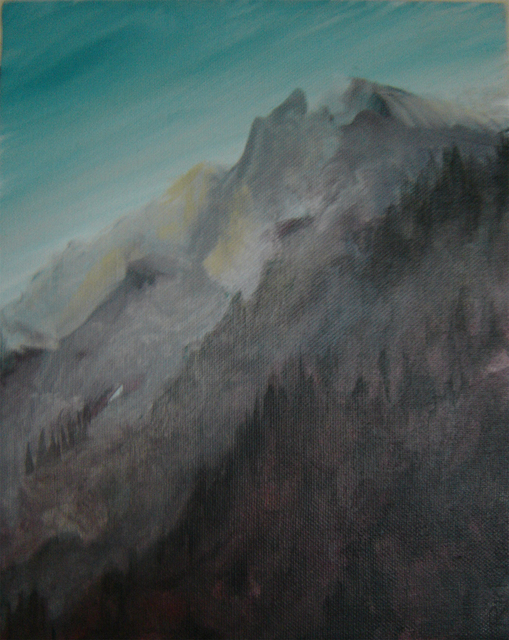 Artist Rickie Dickerson. 'Mountains' Artwork Image, Created in 2006, Original Digital Other. #art #artist