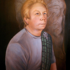 Marsha Bowers: 'Portrait of Robert', 2013 Oil Painting, Portrait. Artist Description:  CommissionOil on Canvas         ...
