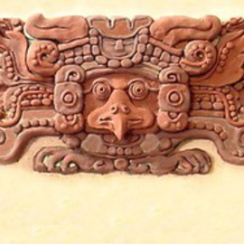 Kukulkan, The Mayan Feathered Serpent Lintel Reproduction, Sigmund Sieminski