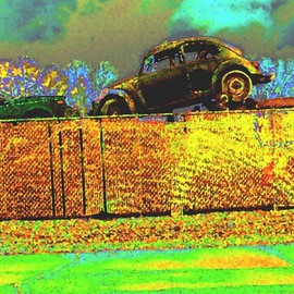Jeffrey Spahrsummers: 'top of the heap', 2007 Color Photograph, Surrealism. Artist Description:  Junk yard ...